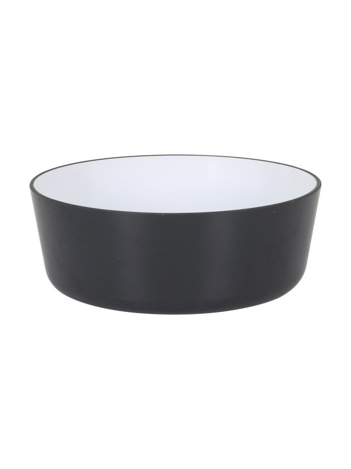 Cuenco Inde Melamina Blanco/Negro 600 ml 14 x 6 cm
