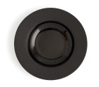 Deep Plate Ariane Antracita Black Ceramic Ø 26 cm (6 Units)