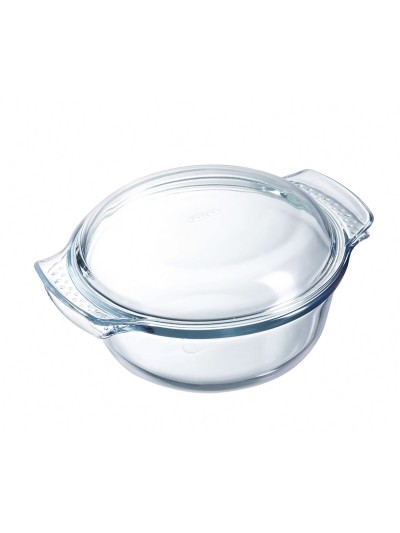 Fuente para Horno Pyrex Classic Vidrio Transparente Vidrio 33 x 26 x 12 cm Con Tapa (3 Unidades)