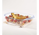 Fuente para Horno Pyrex Irresistible Transparente Vidrio Rectangular 35 x 23,1 x 6,5 cm (6 Unidades)
