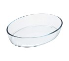 Oven Dish Pyrex Classic Vidrio Transparent Glass Oval 35 x 24 x 7 cm (6 Units)