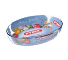 Oven Dish Pyrex Classic Vidrio Transparent Glass Oval 35 x 24 x 7 cm (6 Units)