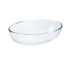 Oven Dish Pyrex Classic Vidrio Transparent Glass Oval 30 x 21 x 7 cm (4 Units)