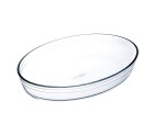 Oven Dish Ô Cuisine Ocuisine Vidrio Transparent Glass Oval 35 x 25 x 7 cm (6 Units)