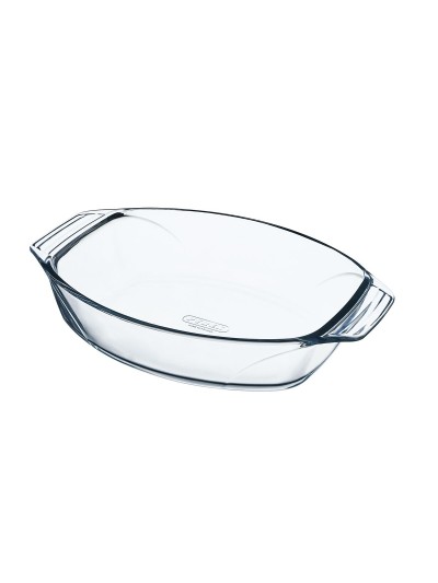 Oven Dish Pyrex Irresistible Transparent Glass Oval 35,1 x 24,1 x 6,9 cm (6 Units)