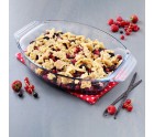 Oven Dish Pyrex Irresistible Transparent Glass Oval 35,1 x 24,1 x 6,9 cm (6 Units)