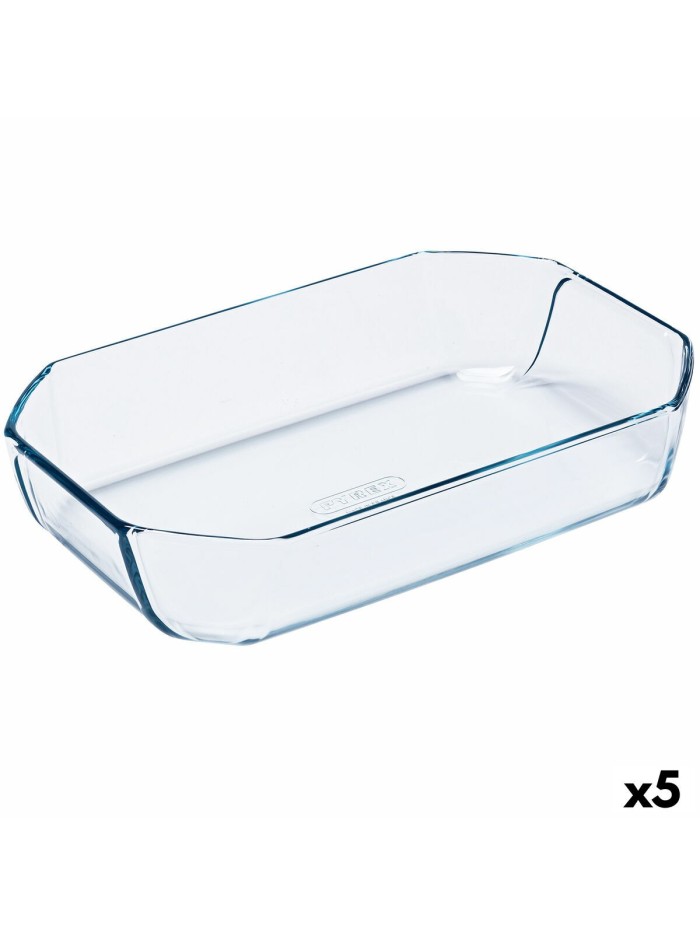 Oven Dish Pyrex Inspiration Transparent Glass Rectangular 30 x 20 x 6,45 cm (5 Units)