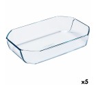 Oven Dish Pyrex Inspiration Transparent Glass Rectangular 30 x 20 x 6,45 cm (5 Units)
