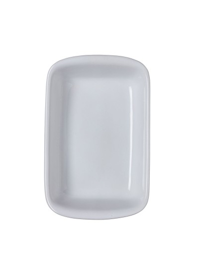 Oven Dish Pyrex Supreme White Ceramic Tempered glass Rectangular 30,2 x 20 x 7,4 cm (6 Units)