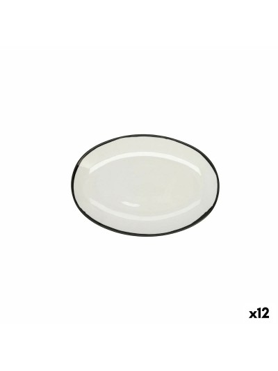 Bandeja de Aperitivos Ariane Vital Filo Cerámica Blanco Ø 26 cm (12 Unidades)