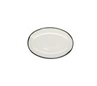 Snack tray Ariane Vital Filo Ceramic White Ø 26 cm (12 Units)