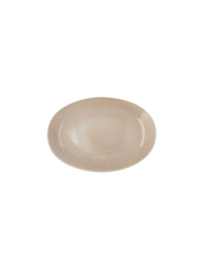 Bandeja de Aperitivos Ariane Porous Cerámica Beige Ø 26 cm (12 Unidades)