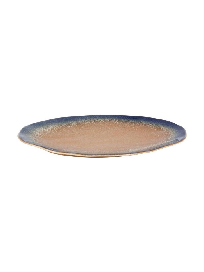 Assiette plate Inde STONEWARE CARIBIAN 27 x 17,5 cm