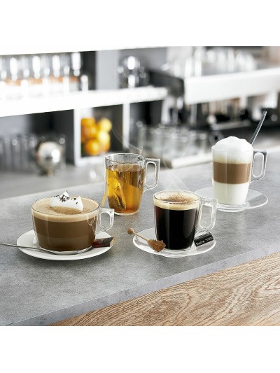 Juego de Tazas de Café Arcoroc Voluto Vidrio 90 ml 6 Piezas