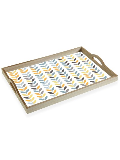 Bandeja Versa Erin Rectangular Madera MDF 30 x 5 x 45 cm