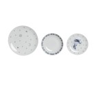 Set de Vajilla DKD Home Decor Porcelana Azul Blanco 27 x 27 x 3 cm 18 Piezas
