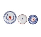Dinnerware Set DKD Home Decor Porcelain Red Blue White 27 x 27 x 3 cm 18 Pieces