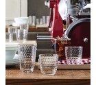 Set de Vasos Bormioli Rocco Slot Transparente Vidrio Con relieve 290 ml 6 Unidades