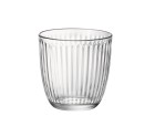 Set of glasses Bormioli Rocco Line Transparent Glass With relief 290 ml 6 Units