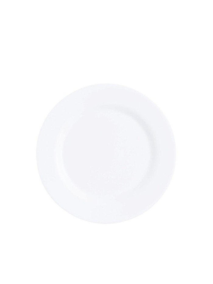 Plate set Arcoroc Intensity White 6 Units Glass 25,5 cm
