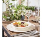Plate set Arcoroc Intensity White 6 Units Glass 22 cm