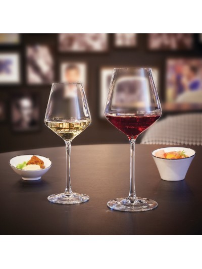 Set of cups Chef & Sommelier Distinction Transparent Glass 280 ml (6 Units)