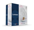Dinnerware Set Luminarc Zelie White Glass 18 Pieces