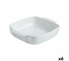 Fuente para Horno Pyrex Signature Blanco Cerámica Cuadrada 29 x 24 x 7 cm (6 Unidades)