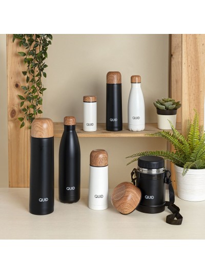 Thermal Bottle Quid Cocco Black Drip Metal 500 ml