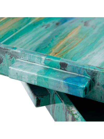 Plateau 45 x 33 x 4,5 cm Bleu DMF (2 Unités)