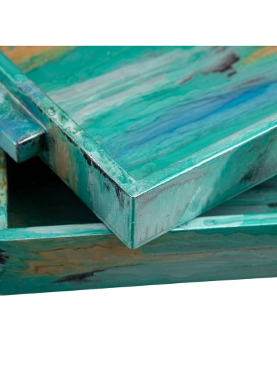 Tray 45 x 33 x 4,5 cm Blue DMF (2 Units)