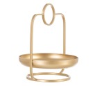 Snack tray 26,5 x 25 x 32,5 cm Golden Metal