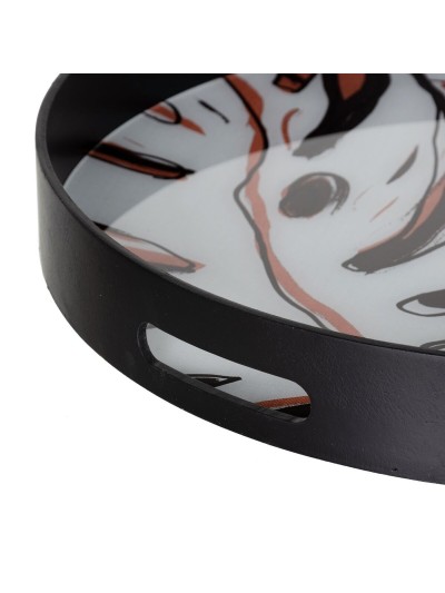 Snack tray Crystal Sheets 50 x 6 x 50 cm DMF (2 Units)