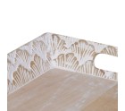 Plateau apéritif 45,5 x 30,5 x 5,5 cm Blanc Bois de manguier (2 Unités)