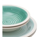 Tableware Blue Green Stoneware 1 cm 37 x 23 x 30 cm 18 Pieces