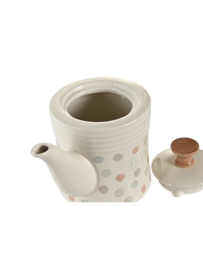 Tetera DKD Home Decor Beige Gres 1 L