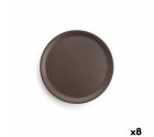 Flat Plate Anaflor Barro Anaflor Brown Baked clay Ø 31 cm Meat (8 Units)
