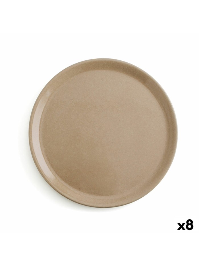 Flat Plate Anaflor Barro Anaflor Beige Baked clay Ø 31 cm Meat (8 Units)