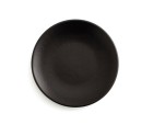 Flat Plate Anaflor Barro Anaflor Black Baked clay Ø 29 cm Meat (8 Units)
