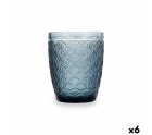 Vaso Bidasoa Blue Moon Azul Vidrio 240 ml (6 Unidades)