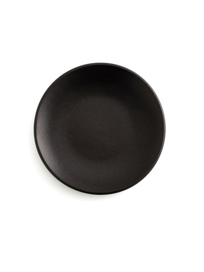 Plato Llano Anaflor Barro Anaflor Negro Barro cocido Carne (8 Unidades)