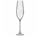 Champagne glass Bohemia Crystal Optic Transparent Glass 260 ml (6 Units)