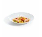 Dinnerware Set Luminarc Harena White Glass 18 Pieces