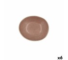 Bol Bidasoa Gio 15 x 12,5 x 4 cm Cerámica Marrón (6 Unidades)