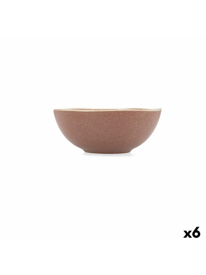 Bowl Bidasoa Gio 16 x 6,5 cm Ceramic Brown (6 Units)