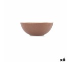 Bol Bidasoa Gio 16 x 6,5 cm Cerámica Marrón (6 Unidades)
