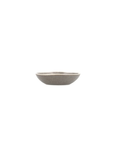Bowl Bidasoa Gio Ceramic Grey 12 x 3 cm (12 Units)