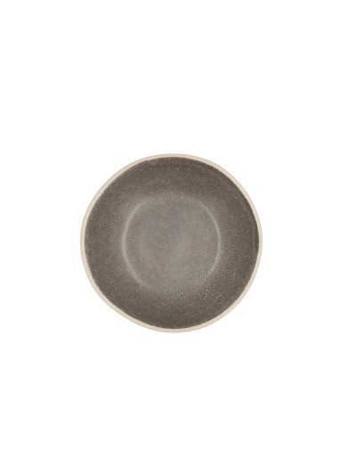 Bowl Bidasoa Gio Ceramic Grey 12 x 3 cm (12 Units)