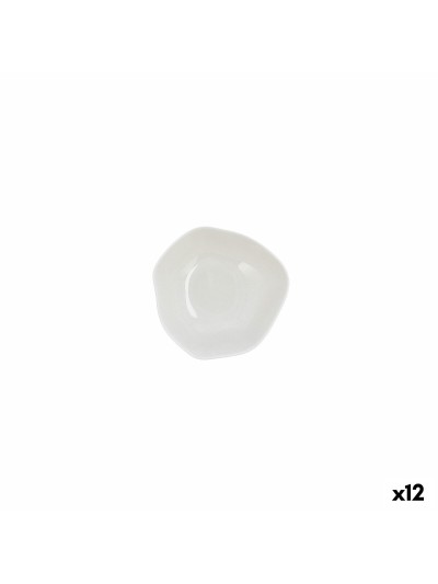 Bol Ariane Earth Ø 14 cm Cerámica Blanco (12 Unidades)