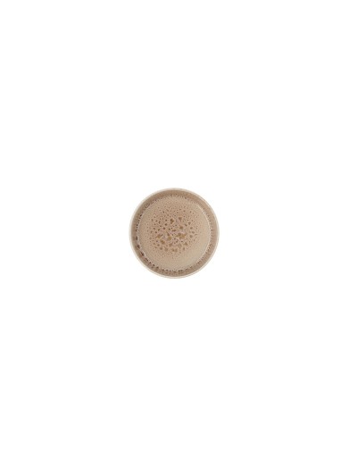 Bol Ariane Porous Cerámica Beige 12 cm (12 Unidades)